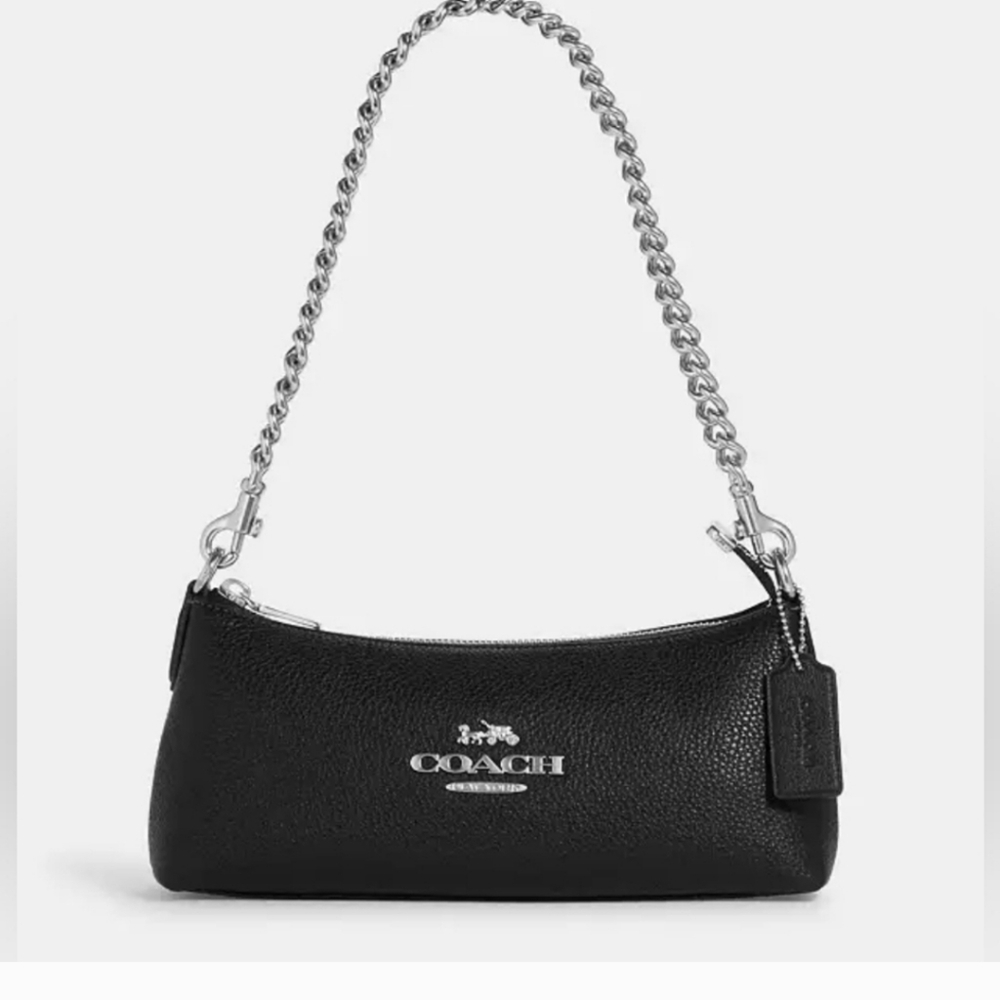 Coach Charlotte Shoulder Bag Black NWT